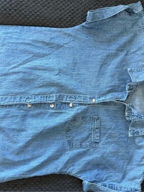 Women's Light Blue Denim Jean Shirt